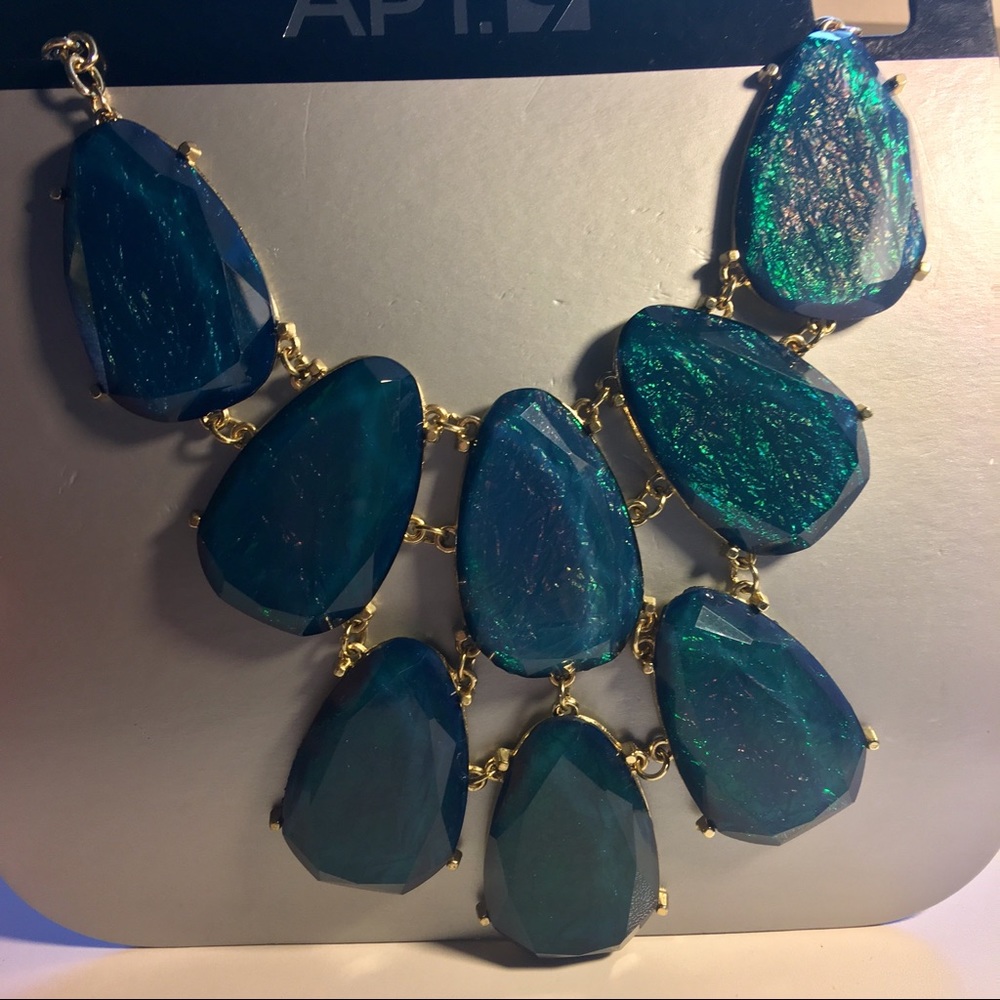 New Apt. 9 iridescent necklace. NWOT